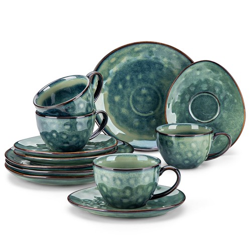 Kaffeeservice steingut vintage - steingut,
